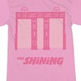 thumbnail image 2 of The Shining Elevator Crew Neck Short Sleeve Pink Heather Women's Night Shirt-Small, 2 of 3
