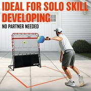 4ft Portable Pickleball Rebounder Training Aid for Pro Player Level 4.0+, Adjustable Angle Easy Setup & Storage - Perfect Your Forehands Backhands Dinks Volleys Accuracy Coordination Kitchen Control