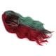 thumbnail image 5 of Peluca rizada larga roja y verde de moda para mujer, pelucas sintéticas para fiesta de Cosplay con flequillo, 66cm, 5 of 8