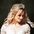thumbnail image 3 of Bridal Rhinestone Tiara for Girl Wedding Crown Rhinestone Bride Tiara Headband, 3 of 8