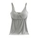 thumbnail image 1 of Brasier Tela de Mantequilla Sujetador Deportivo Cómodo y Transparente para Mujer, sin Cordones, sin Espalda, sin Esponja y con Tirantes convertibles Extra Grande, 1 of 3