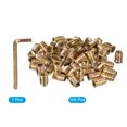 thumbnail image 3 of Unique Bargains 5/16-18 x 20mm Threaded Inserts Nuts, 100 Pack Wood Insert Nuts with Hex Wrench, 3 of 5