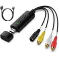 thumbnail image 1 of Video Capture Card Device, USB2.0 Adapter Audio Grabber VHS VCR TV to DVD Converter for Windows PC, 1 of 9