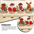 thumbnail image 4 of Injueey Adorno colgante para árbol de Navidad, decoración de dibujos animados, muñeca colgante, juguete para niños de Año Nuevo, accesorios de Kits de decoración para fiestas Papá Noel Injueey HA069886-01, 4 of 6