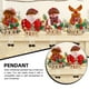 thumbnail image 2 of Matsuzay Adorno colgante para árbol de Navidad, decoración de dibujos animados, muñeca colgante, juguete para niños de Año Nuevo, accesorios de Kits de decoración para fiestas Papá Noel Matsuzay HA069886-01, 2 of 6