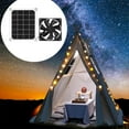 thumbnail image 6 of Solar Panel Fan Kit,10W 12V Solar Powered Fan Outdoor Waterproof,Portable Ventilator With Long Cable,Extractor Exhaust Fan Usb Charging For Greenhouse Rv Garage Chicken Coop Pet Dog Houses, 6 of 6