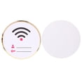 thumbnail image 1 of Shisuyan Wall Mountable Wifi Sign Golden 1Pcs 5.9X5.9X0.08In, 1 of 9