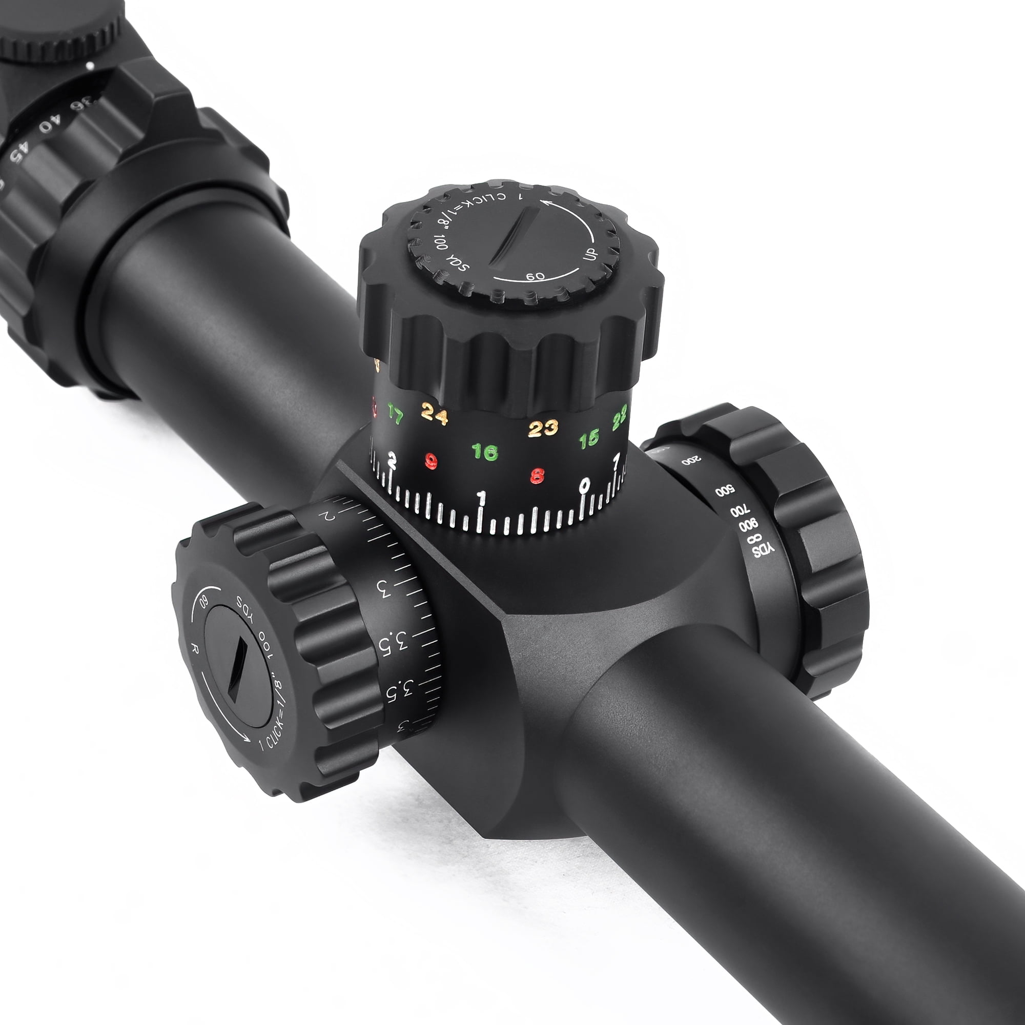 KT 12-60X60 SAL Rifle Scope 35mm Tube Side Parallax Adjustment Glass Etched Reticle Red Green Illuminated with Scope Rings