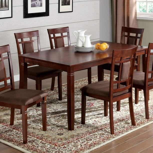 Cherry Dining Room Furniture : Furniture Of America Charlotte 7 Piece Dark Cherry Dining Set Walmart Com Walmart Com - We offer a wide selection, big savings, financing and free shipping.