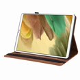 thumbnail image 2 of Dteck Galaxy Tab A7 Lite 8.7 2021 Book Folio Case, Multi-Viewing Angels Embossed Butterfly Florial Stand Case with Elastic Band for Samsung Galaxy Tab A7 Lite 8.7 (2021) SM-T220/T225, brown, 2 of 3
