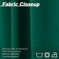 thumbnail image 3 of Quality Home Back Tab Blackout Curtains - Evergreen - 52"W X 63"L - (Set Of 2 Panels), 3 of 5