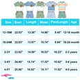 thumbnail image 2 of GYRATEDREAM Toddler Baby Boys Summer Clothes Set Checkerboard Short Sleeve T-Shirt Shorts 2Pcs Outfits 12 Months-5 Years, 2 of 2