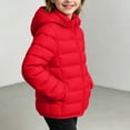 thumbnail image 6 of Luvrsol Girls Box‑Quilted Hooded Puffer Jacket, Zip‑Up Lightweight Kids Cold‑Weather Outerwear 100-160, 6 of 7