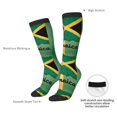 thumbnail image 5 of Women's Knee High Socks Jamaica Art Thermal Soft Knee Long Socks, 5 of 7