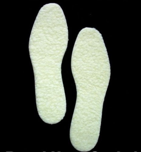 SHOE INSOLES INSULATING FLEECE THERMAL EXTRA FRESH COMFORT SYNTHETIC & TRIPLE 
