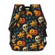 thumbnail image 4 of Easygdp Halloween Skull Mochila Ergonómica Versátil para Laptop - Múltiples Bolsillos, Correas Ajustables, Unisex para Escuela, Viajes y Actividades al Aire Libre-One Size, 4 of 5