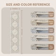thumbnail image 5 of Roxstand 2'x12' Washable Runner Rug for Hallway Entrance Bedroom Entryway, Vintage Oriental Non Slip Stain Resistant Kitchen Rugs, Beige, 5 of 10