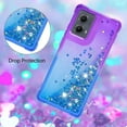 thumbnail image 5 of Case for Motorola Moto Edge 5G 2024 Case Glitter Liquid Cute Clear Shockproof Back Cover,Soft TPU Phone Case for Moto Edge 5G 2024 Gradient Purple, 5 of 14