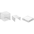 thumbnail image 4 of Koyal Wholesale Clear Acrylic 2 PC Wedding Ring Box with 2 Ring Slot, 3" x 3" x 3", 4 of 5