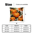 thumbnail image 5 of Thanksgiving Pumpkin Leaves Velvet Throw Pillow Covers with Unique Patterns - Set of 2, 16x16, 18x18, 20x20 Inches or Living Room, Bedroom, and More!, 5 of 6