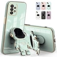 thumbnail image 5 of A 52s 53 Astronaut Holder Luxury Plating Case For Samsung Galaxy A52 A32 A53 A13 A23 A72 A12 A33 A73 4g 5g Silicone Stand Cover, 5 of 5