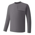thumbnail image 4 of Men's Sporty Long Sleeve Shirt: Fast Dry and Breathable Solid Color Design, 4 of 4