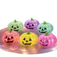 thumbnail image 6 of 2026 New Halloween Pumpkin Dumpling - Soft Slow Rising Stress Ball - Stress Relief Dumplings for Halloween Party Favors (Pink), 6 of 9