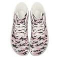 thumbnail image 2 of Psesaysky High Top Camouflage Sneakers PU Leather Wide Width Barefoot Shoes Walking Shoes for Women Girls Size 6-13.5, 2 of 7