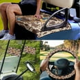 thumbnail image 2 of Jeiento Golf Cart Seat Covers 4 PCS with Steering Wheel Cover and 2PCS Golf Cart Flags Highland Cattle Pattern Golf Cart Seat Towel Steering Wheel Cover Decorations Golf Cart Flag, 2 of 5