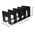 thumbnail image 2 of YSNOOWE Organizador De Archivos De Plástico Negro Para Escritorio Con Soporte Decorativo Resistente Y, 2 of 8