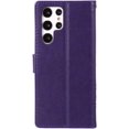 thumbnail image 2 of Compatible with Samsung Galaxy S22 Ultra Case Glitter with Card Holder Flip Wallet Phone Case for Women Crystal Butterfly Shockproof Protective Case for Samsung Galaxy S22 Ultra,Purple GY, 2 of 12