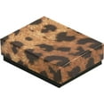 thumbnail image 2 of N'icePackaging - 10 Qty Leopard Pattern Imported Cotton Filled Ring Jewelry Boxes - for Rings/Jewels/Small Earings & Keepsakes - 1 7/8" x 1 1/4" x 5/8", 2 of 2
