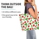thumbnail image 2 of Balery Strawberry Bolsa Tote Estilo Estético con Cremalleras, Bolsa de Hombro, Bolsa de Compras Grande y Plegable, 2 of 8