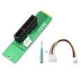 thumbnail image 4 of Methold M.2 M-Key a PCI-E 4x 1x Adaptador de cable de disquete elevador de ranura de interfaz dual FDD Convertidor de energía de disco duro Electrónica miscelánea, 4 of 6