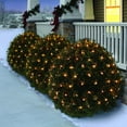 thumbnail image 2 of Indoor/Outdoor 150-Count Incandescent Christmas Net Lights, Clear, 6' x 4', by Holiday Time, 2 of 6