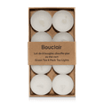 thumbnail image 3 of Bouclair White Set of 8 Green Tea Scented Tea Light Candles, 3 of 3