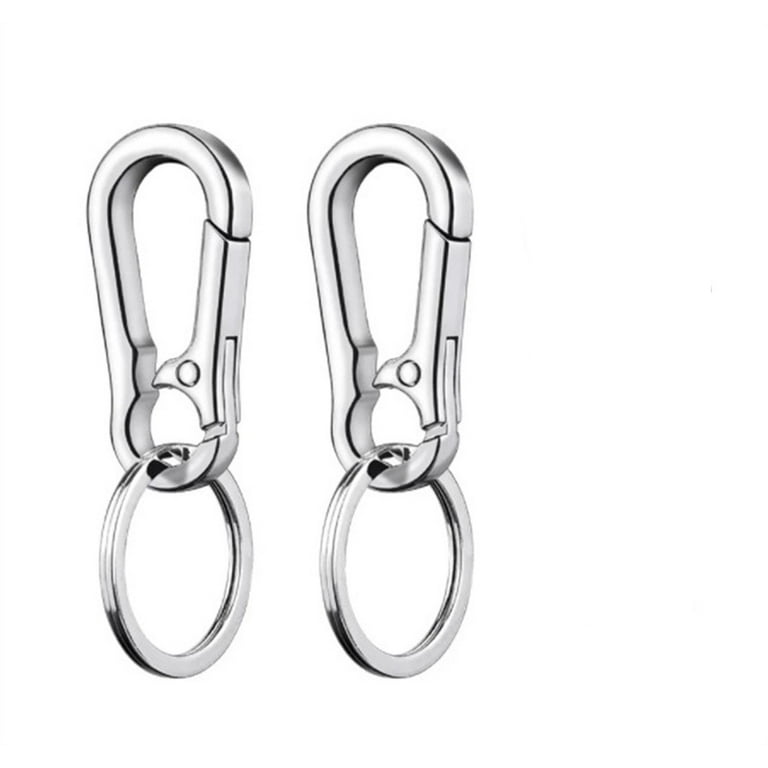 Happon Metal Keychain Carabiner Clip Keyring Key Ring Chain Clips