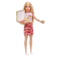 Barbie Pizza Shop Playset with Blonde Doll, Pizza Making Station, 25 ...