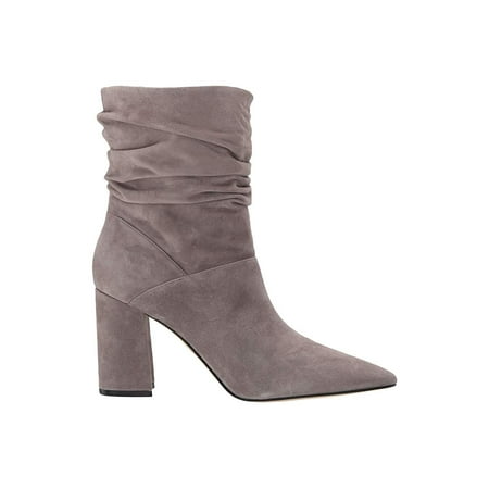 Nine West Women's Casual Boots LGRSU Cames Suede Boot Light Gray Size 6M