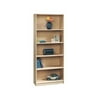 Sauder 5-Shelf Bookcase, Maple Finish