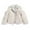 White, variant on Girls Faux Fox Fur Coat Toddler Girls Jacket Long Sleeve Fall Winter Kids Fleece Zipper up Solid Jackets Warm Woolen Leather Jacket Coats