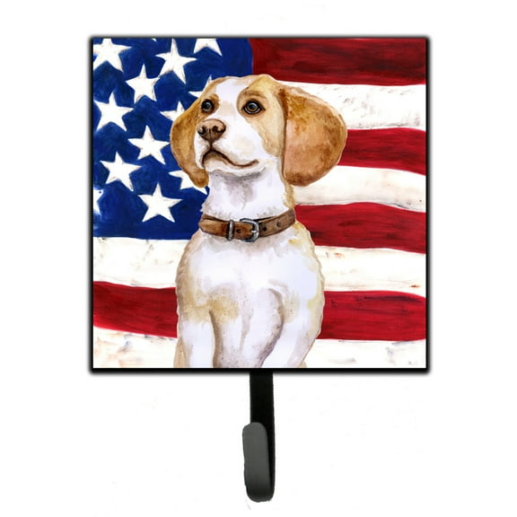 Beagle Patriotic Leash or Key Holder