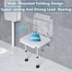 thumbnail image 4 of Banco De Ducha Montado En La Pared, Pies Antideslizantes Seguros Y Confiables Soporte Estable Diseño Ergonómico Silla De Ducha Plegable Para Personas Mayores Para Puerta De Baño, 4 of 7
