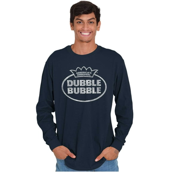 Vintage Dubble Bubble Original Logo Long Sleeve TShirt Men Women Brisco Brands S