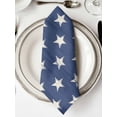thumbnail image 2 of nqOlkjepod 4th of July Cloth Napkins Set of 8 Reusable Dinner Napkins, Vintage Independence Day Blue Star Cocktail Napkin Washable Table Napkins for Wedding/Holiday Party/Baby Shower 20"x20", 2 of 8