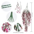 thumbnail image 6 of RECUTMS Vine Plant Fake 4 Pcs Ferns Artificial Hanging Plants Wall Plants Fake Ivy Room Decor Home Garden Wedding Party Indoor Outdoor Decor (Pink), 6 of 9