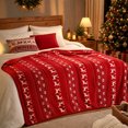 thumbnail image 6 of Eoozwa Christmas Ornaments Flannel Throw Blanket All Season Using Ultra Soft Fuzzy Plush Cozy Non-shedding Blanket for Couch Sofa Bed Camping, Ideal Gift for Adults, 6 of 7