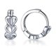 thumbnail image 3 of Pendientes Yashi Tremella Herbal Heart Plata 925 Modelo 3588, 3 of 3