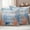 Orange/Navy Blue/Coral, variant on Orange Navy Blue Coral Outdoor Waterproof Pillow Covers, Summer Beach Coastal Ocean Decorative Square Throw Pillowcase Sofa Cushion Sham for Patio/Couch/Chair, 16"x16" 2 Pack