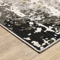 thumbnail image 2 of Oriental Weavers Nebulous Area Rug - 091L9 - 3'3" x 5' - in Gray/ Ivory - Modern Style, Stain Resistant, Family and Pet Friendly , Entrway, Bedroom Rug, 2 of 3